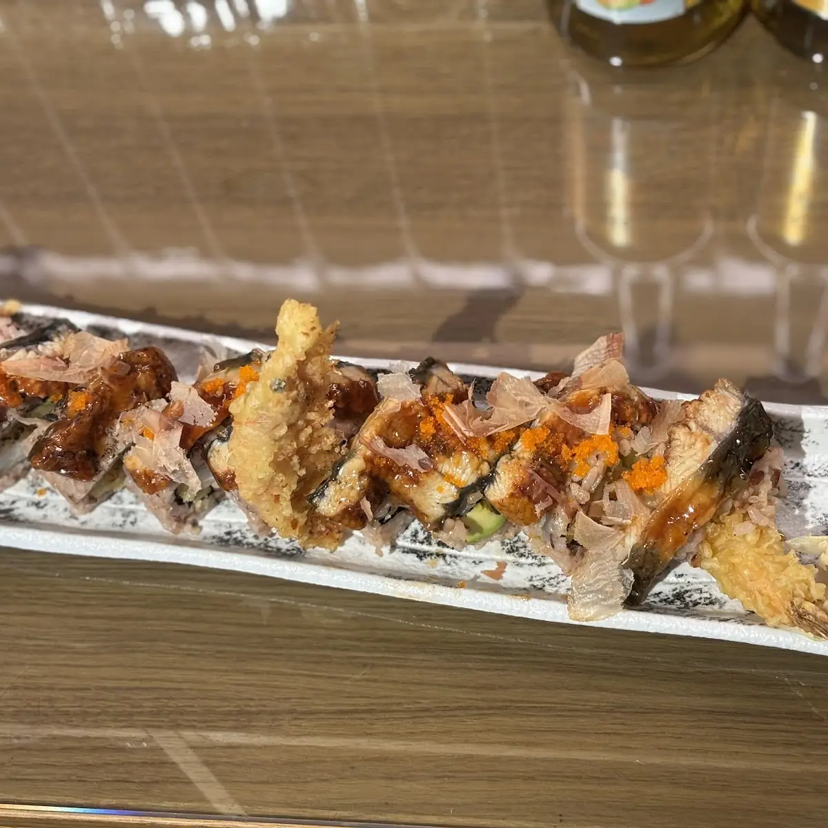 spider futo crab maki 8 stk ソフトシェル蟹太巻き